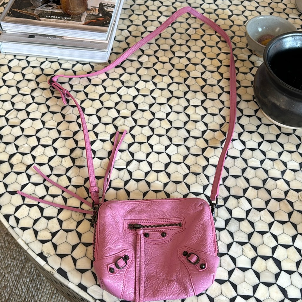 Balenciaga Mini Crossbody Bag in Pink